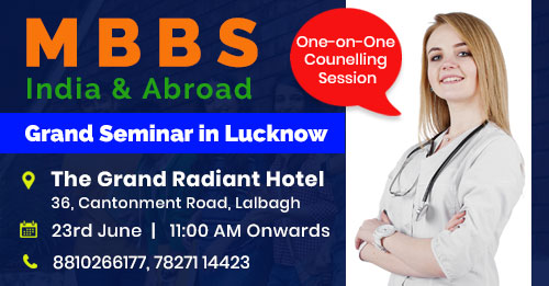 MBBS Admission Guidance Seminar in Lucknow on 23rd June 2024